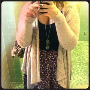 Torrid Navy and Floral Sleeveless Dress